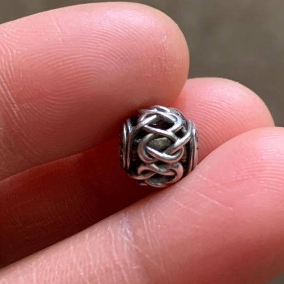 Retired Pandora Essence Collection Friendship Charm Sterling Silver - Picture 3 of 8